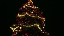 Vánoční strom v Seči