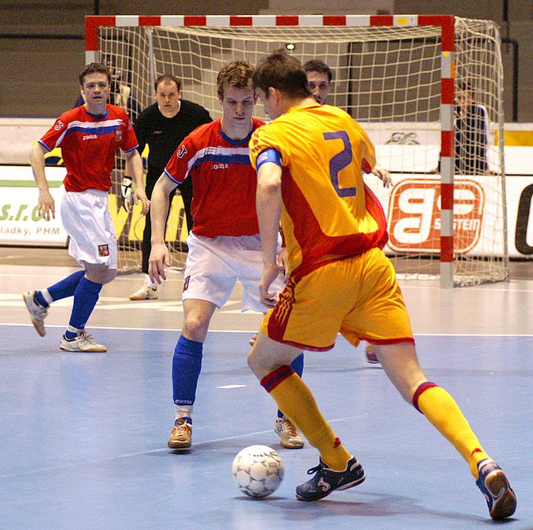 Futsalová kvalifikace ČR - Rumunsko.