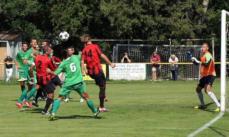 Z třetiligového utkání Karlovy Vary - MFK Chrudim 3:3. 