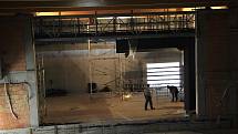 Březen 2011: V Hlinsku zdařile pokračuje stavba nového multifunkčního centra.
