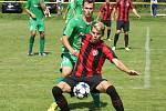 Z fotbalového utkání ČFL Karlovy Vary - MFK Chrudim 3:3.