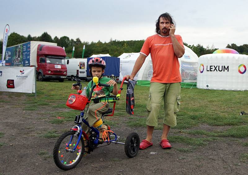 Přípravy na 16. ročník cyklomaratonu Manitou Železné hory České spořitelny.