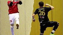 Z prvního utkání čtvrtfinálové série play off Jetbull futsal ligy: Era-Pack Chrudim - Slavia Praha 5:0.