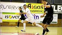 Z prvního utkání čtvrtfinálové série play off Jetbull futsal ligy: Era-Pack Chrudim - Slavia Praha 5:0.