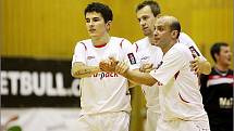 Z prvního utkání čtvrtfinálové série play off Jetbull futsal ligy: Era-Pack Chrudim - Slavia Praha 5:0.