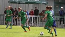 Z utkání krajského přeboru ve fotbale FC Hlinsko - Agria Choceň 4:0 (1:0)