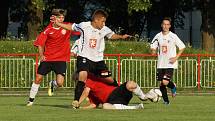 Z přípravného utkání MFK Chrudim - FC Hradec Králové junioři 0:0.