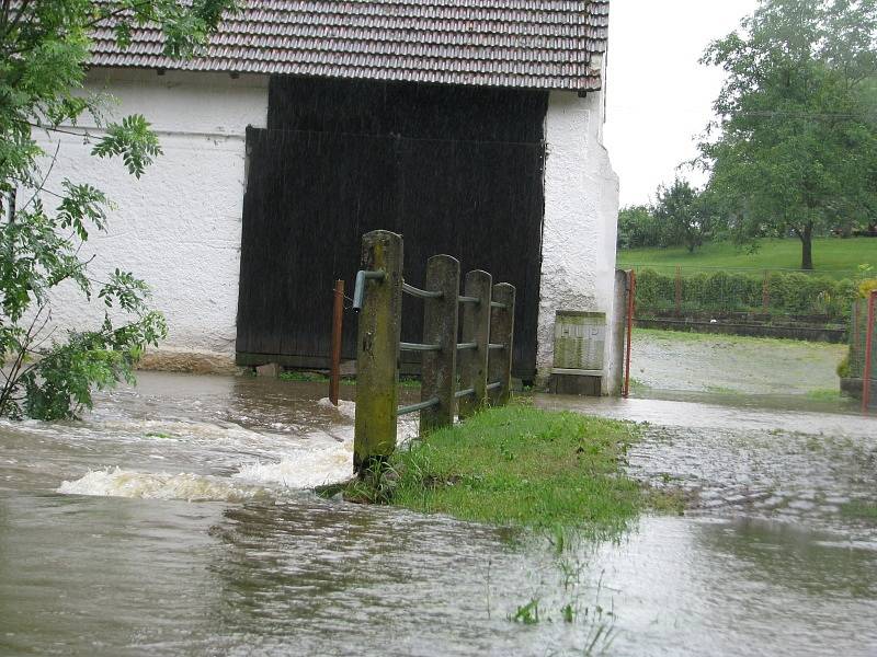 Záplavy na Chrudimsku, 25. 6. 2013 - Bošov