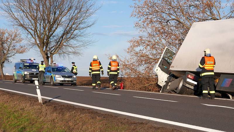 Škody na kamionu se odhadují na 2,5 milionu