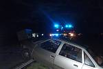 Hasiči z Chrudimi zasahovali 9. listopadu v 16.43 hodin u dopravní nehody na silnici mezi Chrudimí a Kočím. Jednalo se o střet osobního vozu a dodávky.