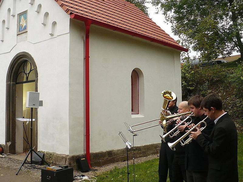 Slavnostní otevření Červené kapličky v Chrudimi.