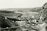 Stavba sečské přehrady byla zahájena v roce 1924.