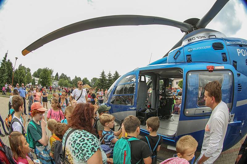 Akce Bezpečné prázdniny v Hlinsku, červen 2018