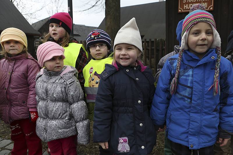 Rozloučení s masopustem v Hlinsku.