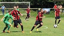 Z fotbalového utkání ČFL Karlovy Vary - MFK Chrudim 3:3.