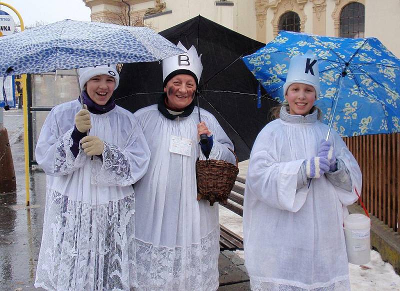 Tříkrálová sbírka 2011 v Heřmanově Městci. 