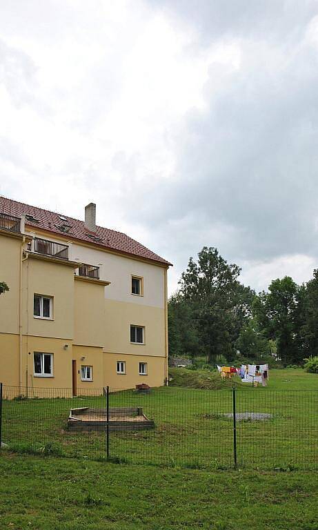 Prostory azylového domu pro těhotné maminky v tísni v Hamrech u Hlinska.
