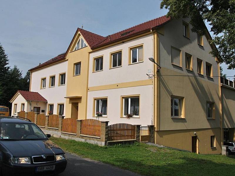 Prostory azylového domu pro těhotné maminky v tísni v Hamrech u Hlinska.