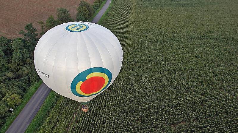 V rámci akce Chrudim plná zážitků vzlétly nad město balony.