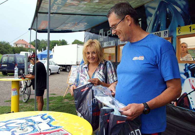 Přípravy na 16. ročník cyklomaratonu Manitou Železné hory České spořitelny.