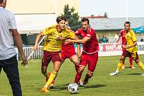 Chrudimští fotbalisté doma nestačili na rezervu Sparty Praha, když prohráli 0:2.