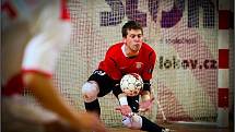 Z druhého utkání čtvrtfinálové série play off Jetbull futsal ligy: Slavia Praha - Era-Pack Chrudim 0:7.