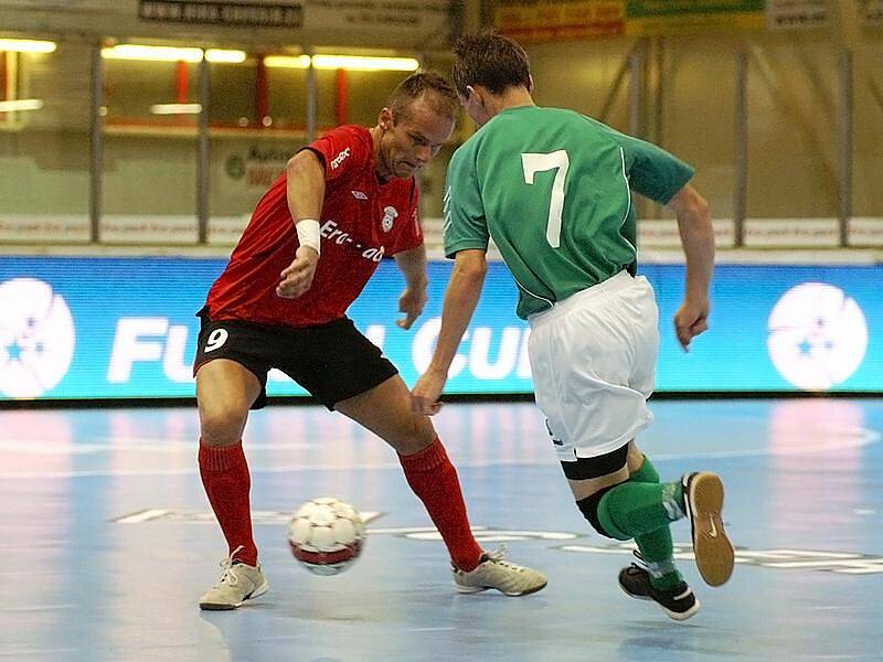 Z druhého ukání základní skupiny UEFA Futsal Cupu Era-Pack Chrudim – Nautara Kaunas 8:1.