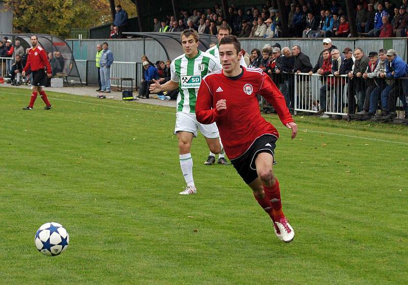 Z fotbalového zápasu MFK Chrudim proti FC Chomutov.