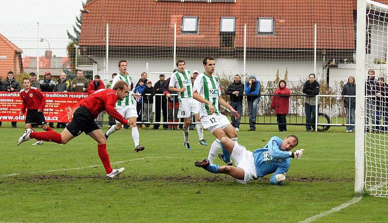 Z fotbalového zápasu MFK Chrudim proti FC Chomutov.