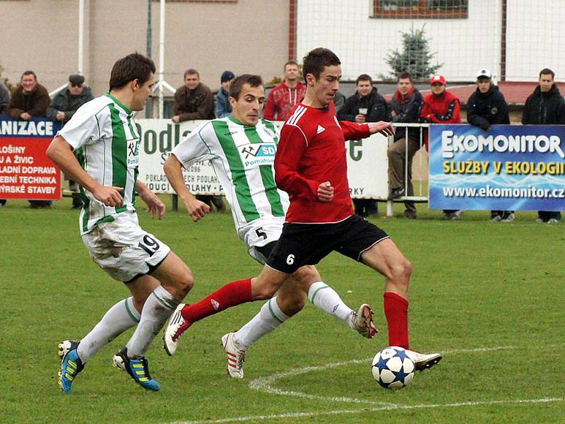 Z fotbalového zápasu MFK Chrudim proti FC Chomutov.