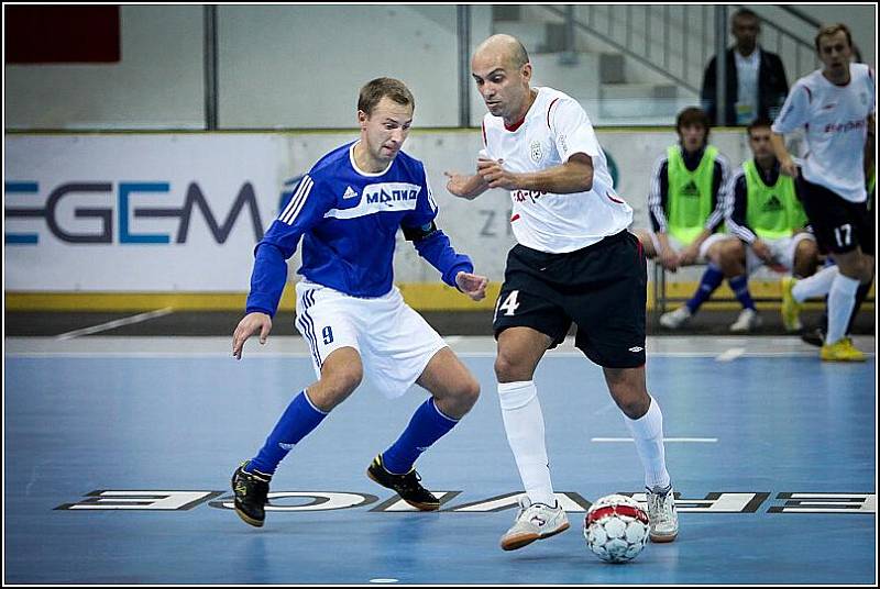 Z utkání ERA-PACK Chrudim - Mapid Minsk 6:2.