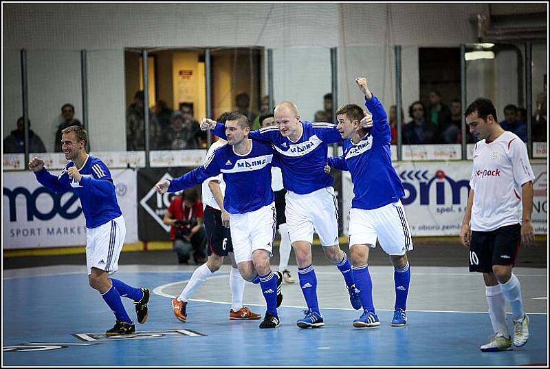 Z utkání ERA-PACK Chrudim - Mapid Minsk 6:2.