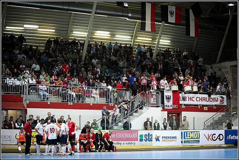 Z utkání ERA-PACK Chrudim - Mapid Minsk 6:2.