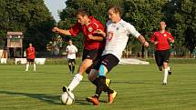 Z přípravného utkání MFK Chrudim - FC Hradec Králové junioři 0:0.