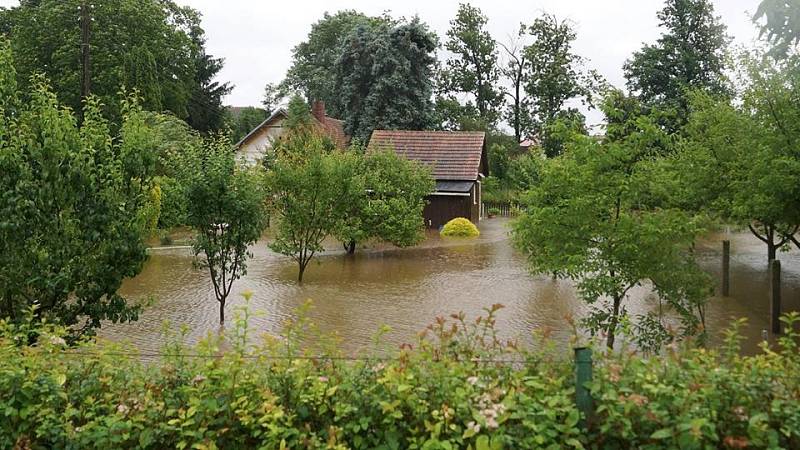 Záplavy na Chrudimsku 25. června 2013- Zaječice.