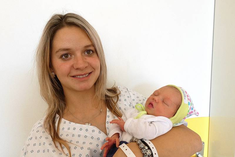 Elena Sofie Dušánková (2.43 kg a 46 cm); 17. 9. ve 3:32; rodiče Diana a Milan; Chroustovice; bráška Vojtěch (4)