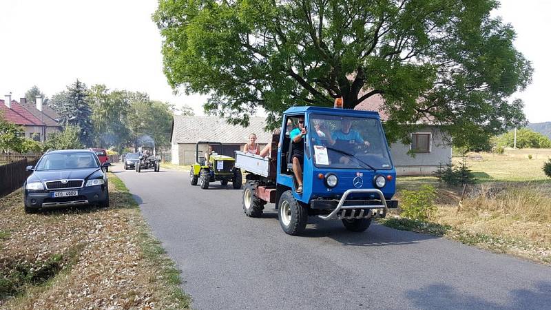 Ve Žďárci u Seče se konal Železnohorský traktor 2018.