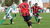 Z utkání 2. kola ČFL MFK Chrudim - Bohemians Praha 1:0.