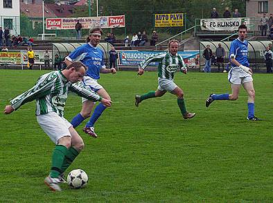 Po roce bude k vidění ve fotbalovém krajském přeboru i derby Hlinsko – Stolany. 