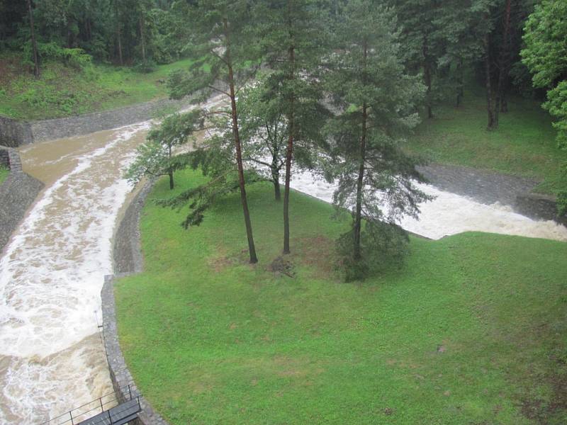 Záplavy na Chrudimsku 25. června 2013.