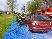 Heřmanoměstečtí hasiči připravili na páteční dopoledne program v parku Bažantnice.