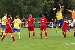 Z utkání druhého kola ČFL Louňovice - MFK Chrudim 2:0 (1:0)