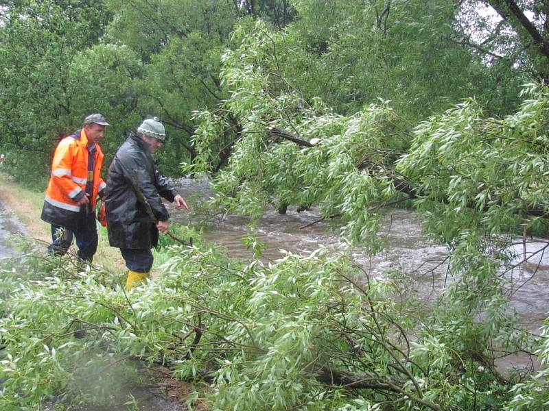 Záplavy na Chrudimsku 25. června 2013.