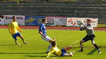 Z fotbalového divizního utkání AFK Chrudim – FK Pěnčín-Turnov 0:1.