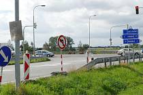 Dopravní omezení na silnici I/37 v úseku mezi Chrudimí a Pardubicemi.