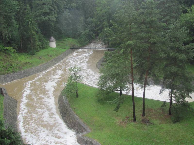 Záplavy na Chrudimsku 25. června 2013.