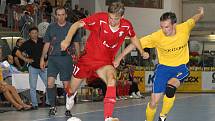 Z utkání 5 základní skupiny UEFA Futsal Cupu Era-Pach Chrudim - Nautara Kanunas 6:1.