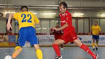 Z utkání 5 základní skupiny UEFA Futsal Cupu Era-Pach Chrudim - Nautara Kanunas 6:1.
