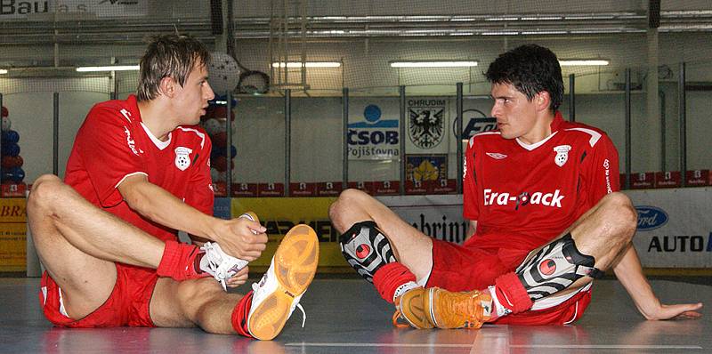 Z utkání 5 základní skupiny UEFA Futsal Cupu Era-Pach Chrudim - Nautara Kanunas 6:1.