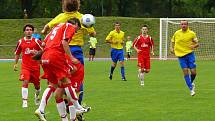 Divizní derby AFK Chrudim - Tesla Pardubice vyhráli domácí 1:0.